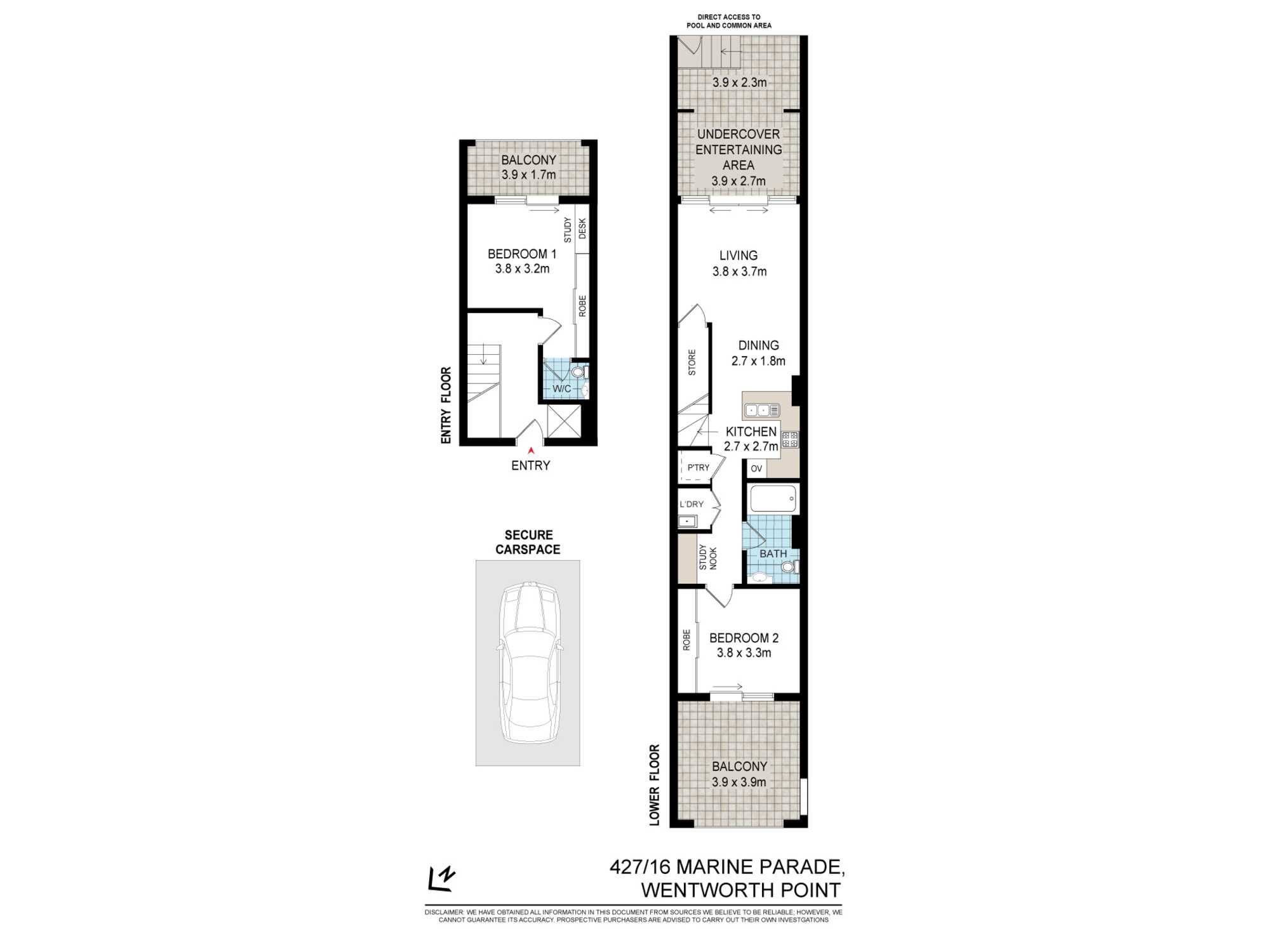 427/16 MARINE PARADE Wentworth Point 427/16 MARINE PARADE Wentworth Point
